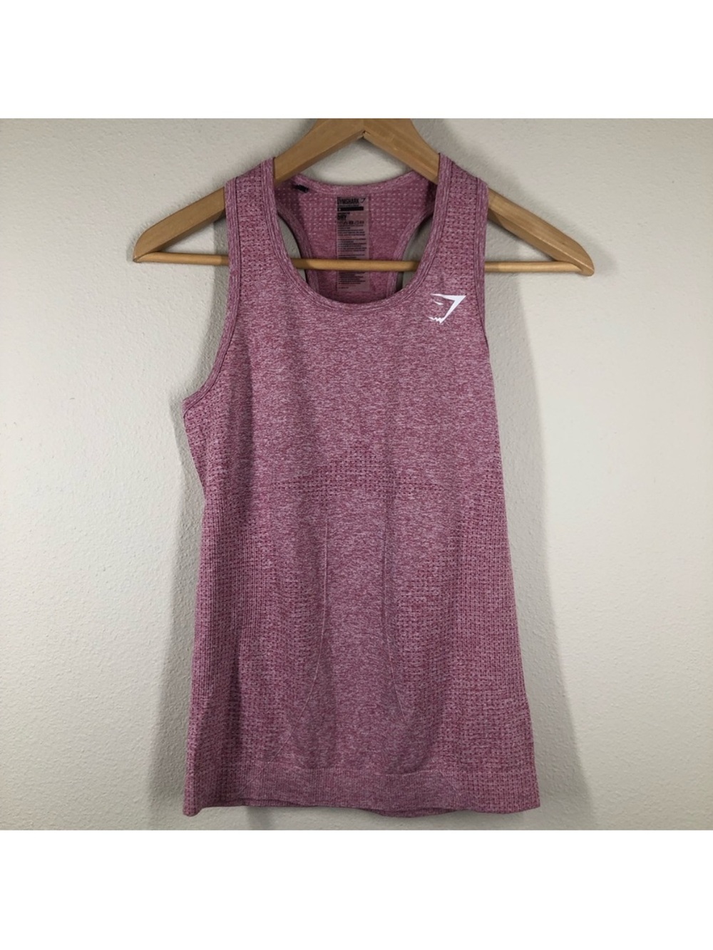 Gymshark Vital Seamless Athletic Workout Tank Top Pink Purple Medium